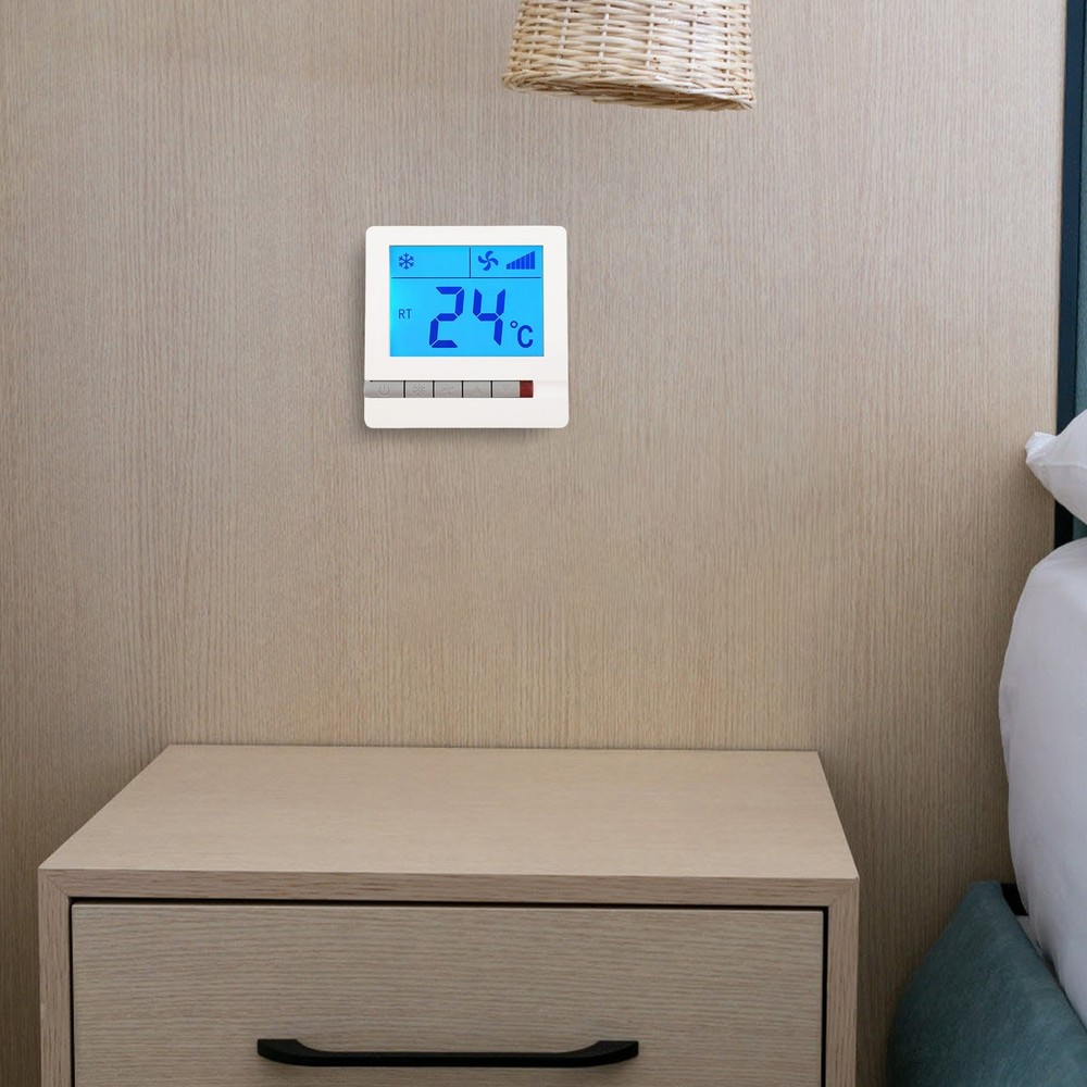 Fan and Temperature Controller with Large LCD Display for Easy Reading