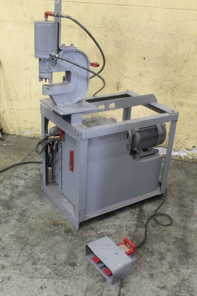 20 TON FABRILINE C FRAME HYDRAULIC FLANGE PUNCH: YODER #69702