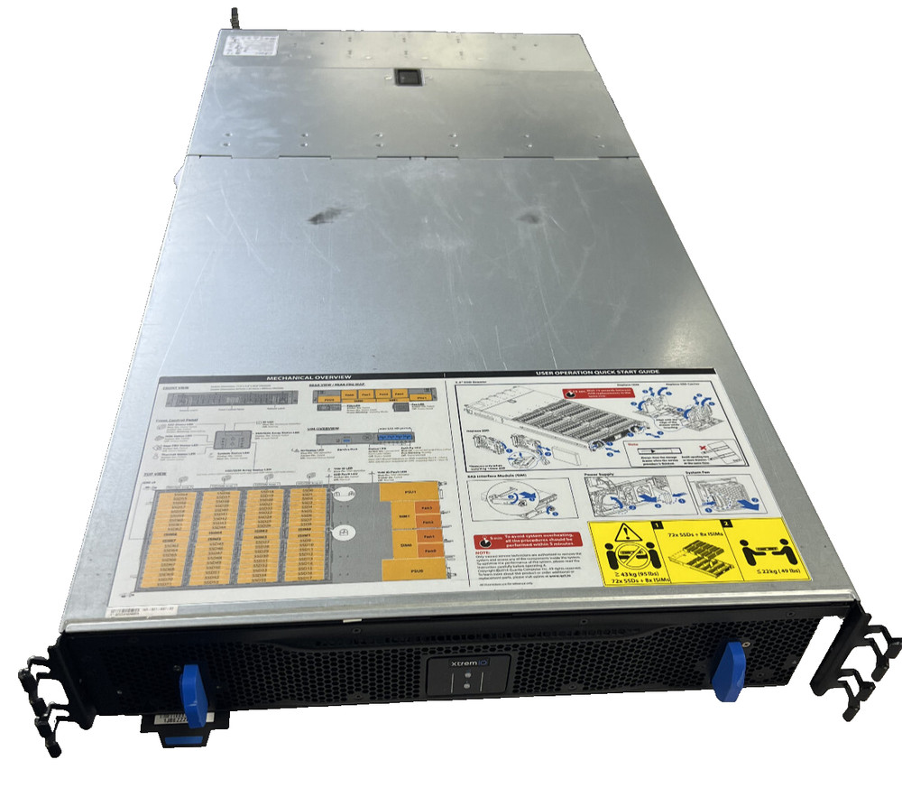 QCT QuantaVault JB2720 Extreme Performance-Density 72-Bay All Flash Array +2x PS