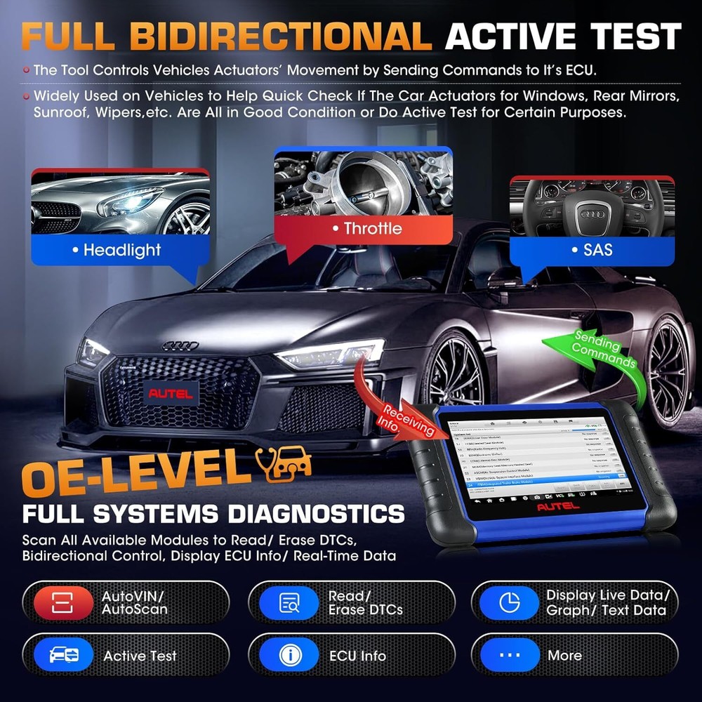 2026 Autel MaxiIM IM508S IMMO Key Programming All System Diagnostic Scanner Tool