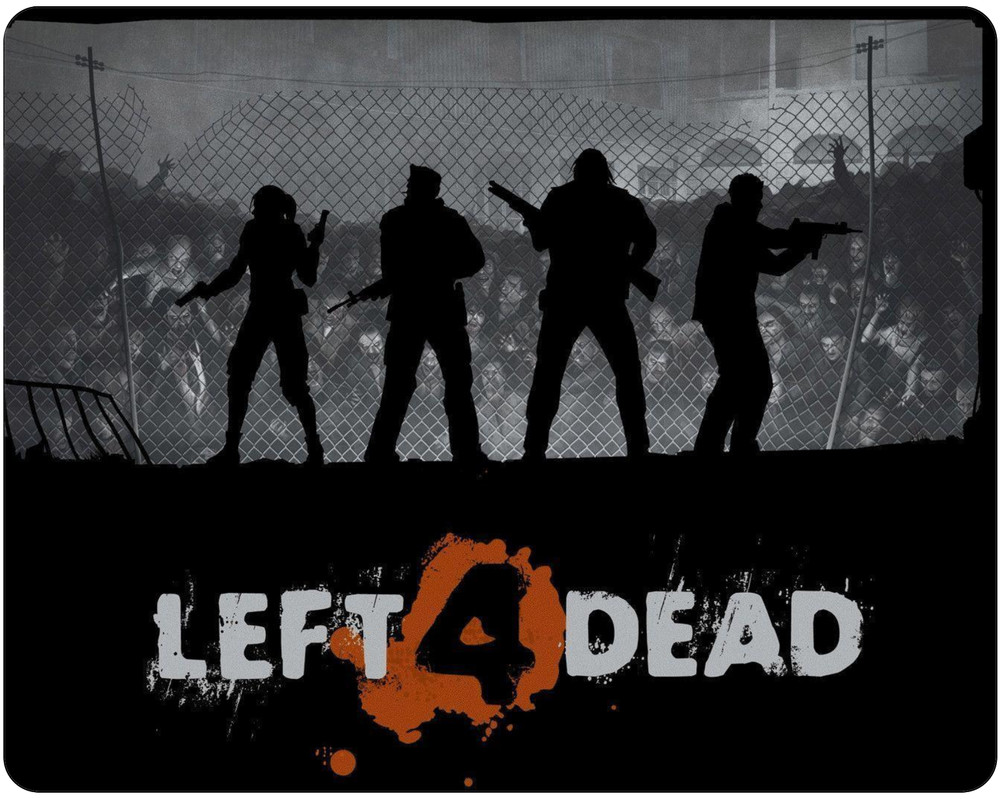 Mouse Pad - Left4Dead - Great Quality, Soft Feel!