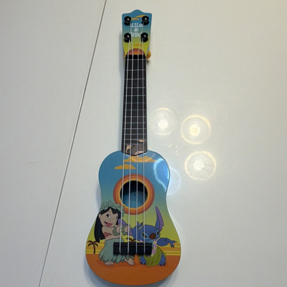 First Act Lilo & Stitch Ukulele Acoustic 4-String Polished Plastic Beginner 2023