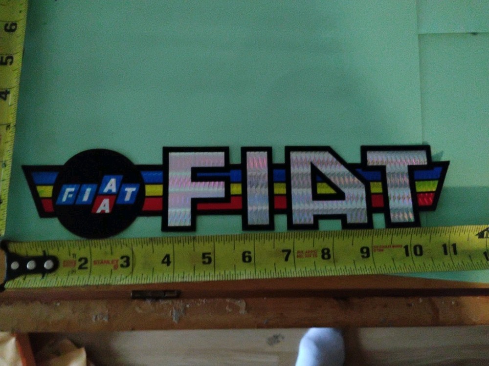 Fiat Vintage 80s Prismatic Decal