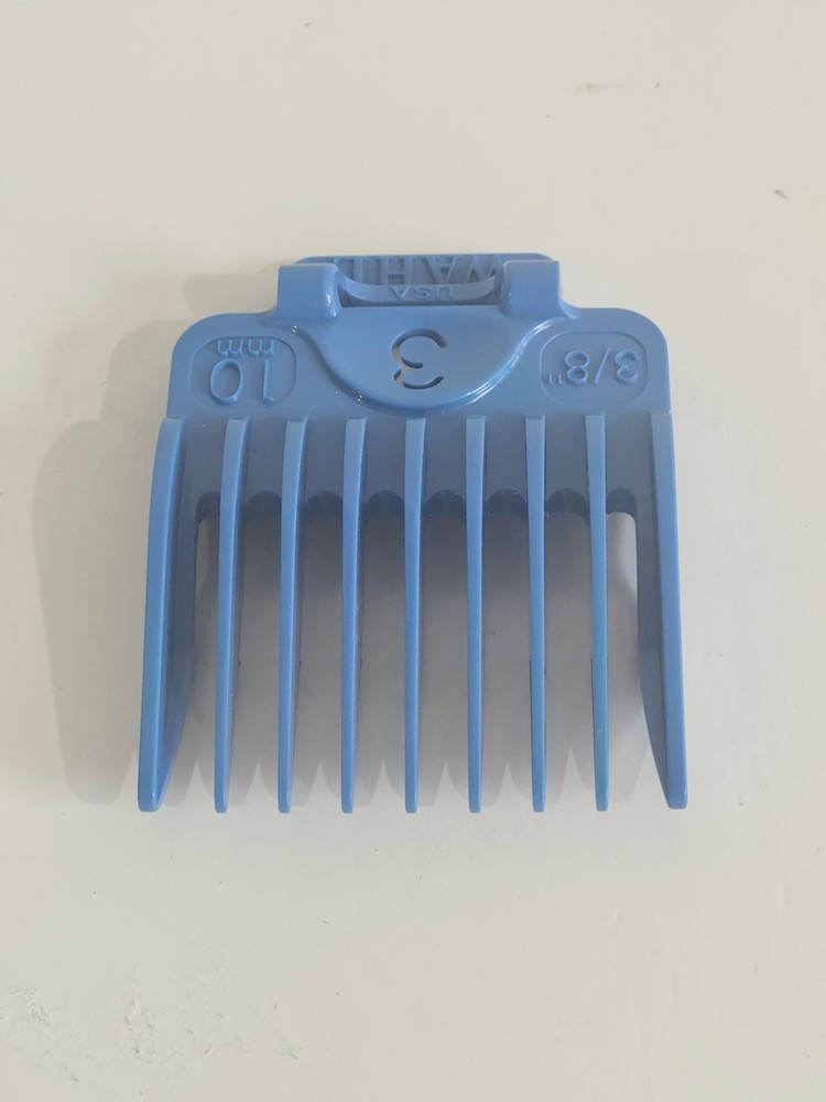 WAHL Color Pro #3 Guide Comb 3/8" (10mm) BLUE Replacement