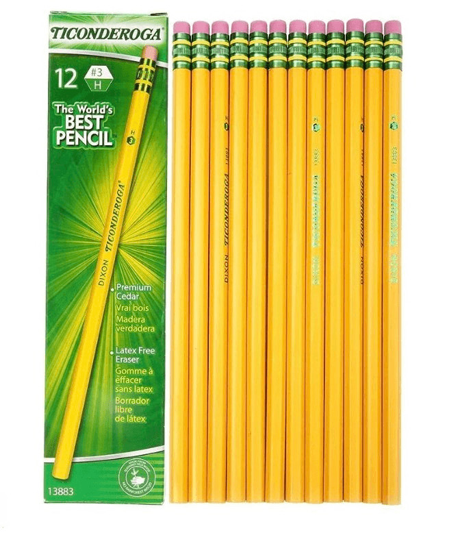 Personalized pencils. 12 packs. Mix and match