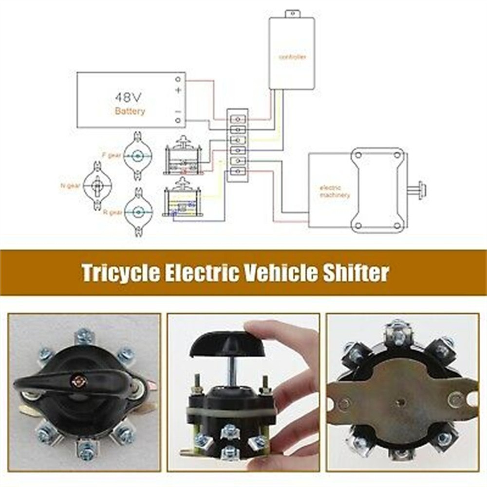 1Pcs High Quality Forward Reverse Switch Control Part 10A 59mm/2.32inch