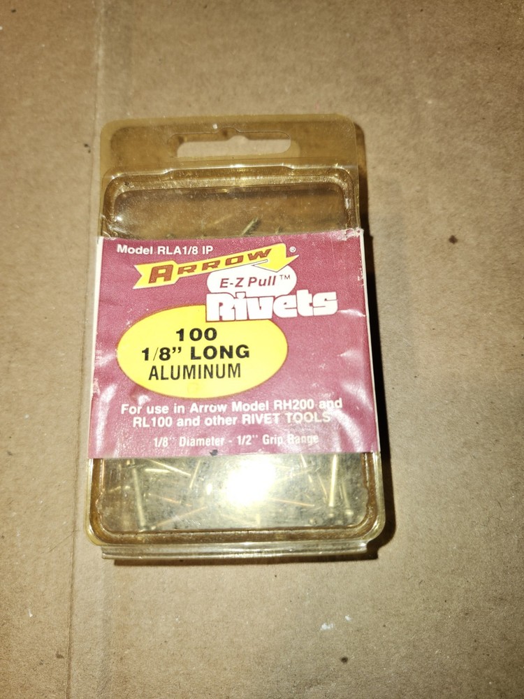 (J3) --- Arrow E-Z Pull 1/8" Aluminum Rivets