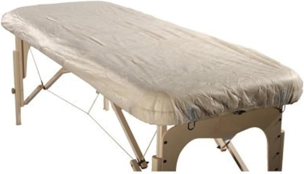 Fitted Disposable Massage Table Sheet, 10Pcs per Package. Single Use, Not Made o