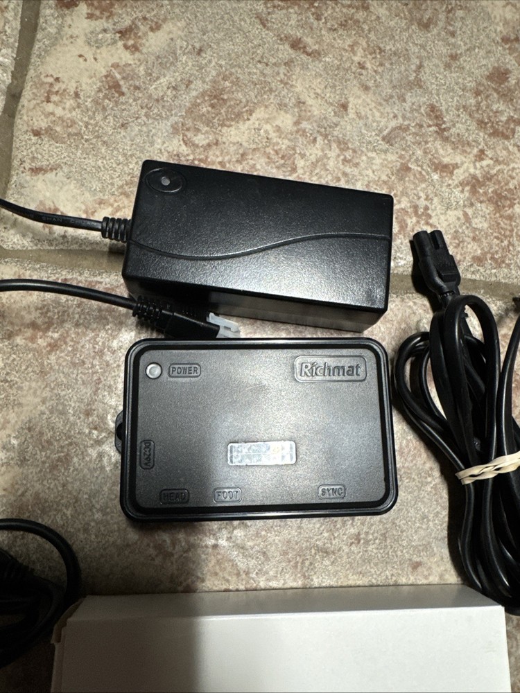 Richmat Adjustable Bed Control Box HJC25 Replacement with Wireless Remote, Head