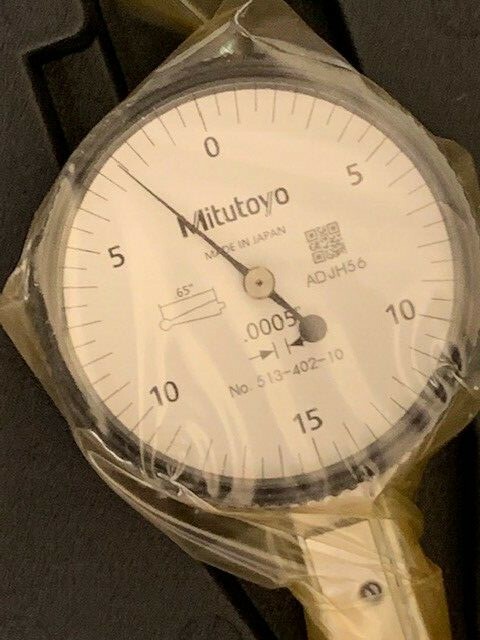MITUTOYO 513-402-10E .03 HORIZONTAL TEST INDICATOR - NEW IN BOX