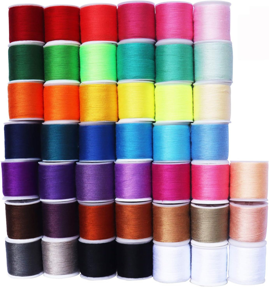 45 spools Sewing Thread Kits Polyester for Hand & Machine Sewing,100yards Each,T