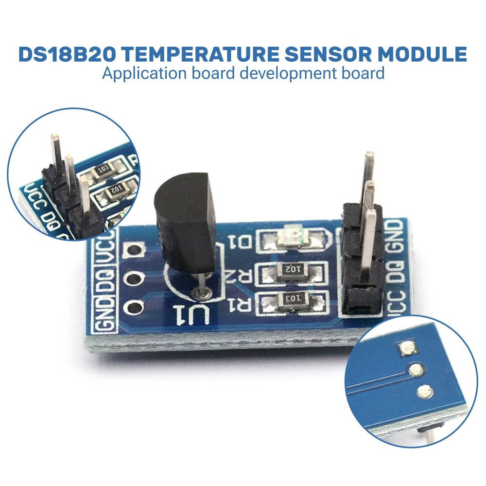Precision DS18B20 Module - STM32/Arduino Compatible, 1-Wire Temperature Sensor