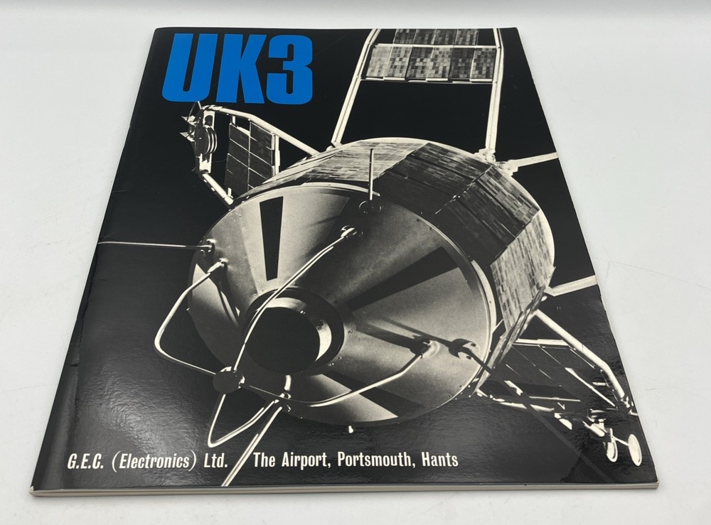 UK3 Satellite GEC Electronics Booklet Space Exploration Technology Aeronautics