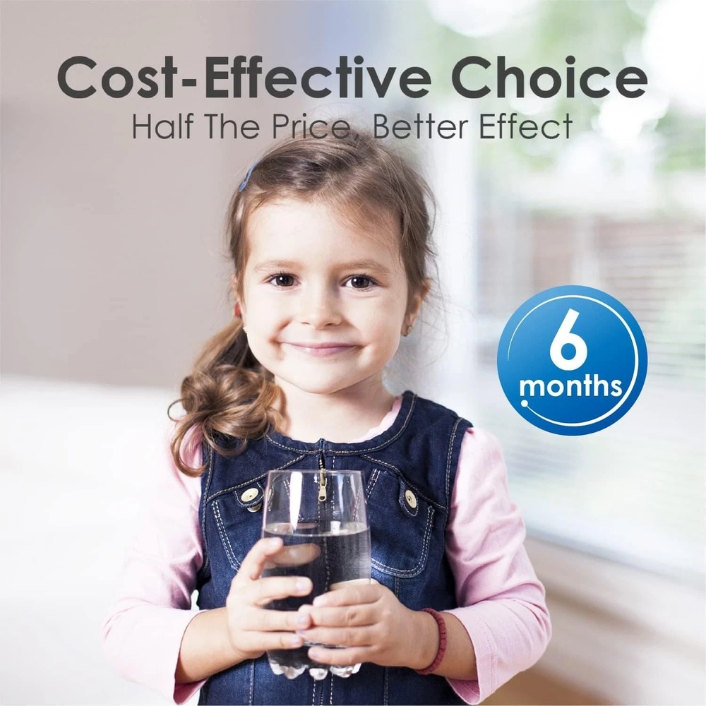 6 Pack Samsung DA97-17376B HAF-QIN/EXP Refrigerator Water Filter Replacement