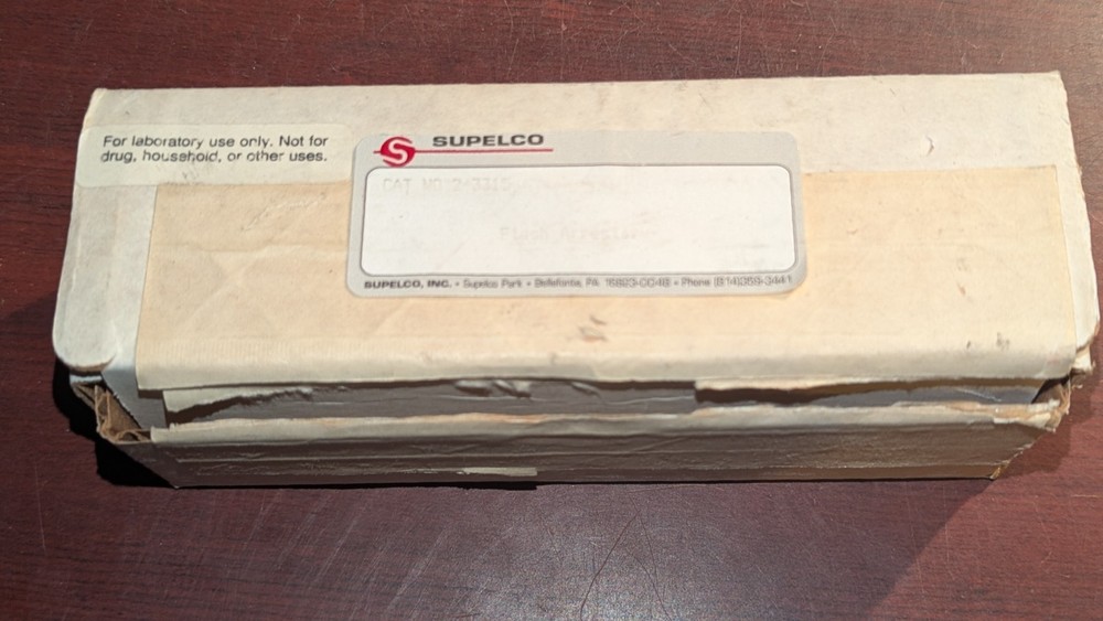 Supelco 2-3315 Flash Back Arrestor NIB