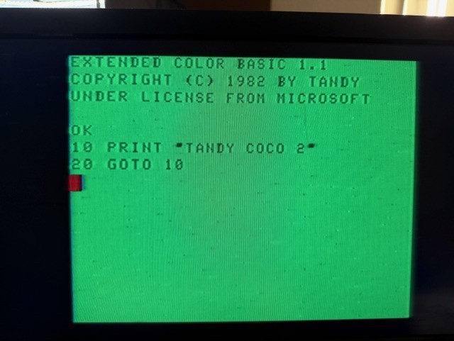 Tandy TRS‑80 Color Computer 2 (CoCo 2) 64K – Model 26‑3127B – Tested & Working