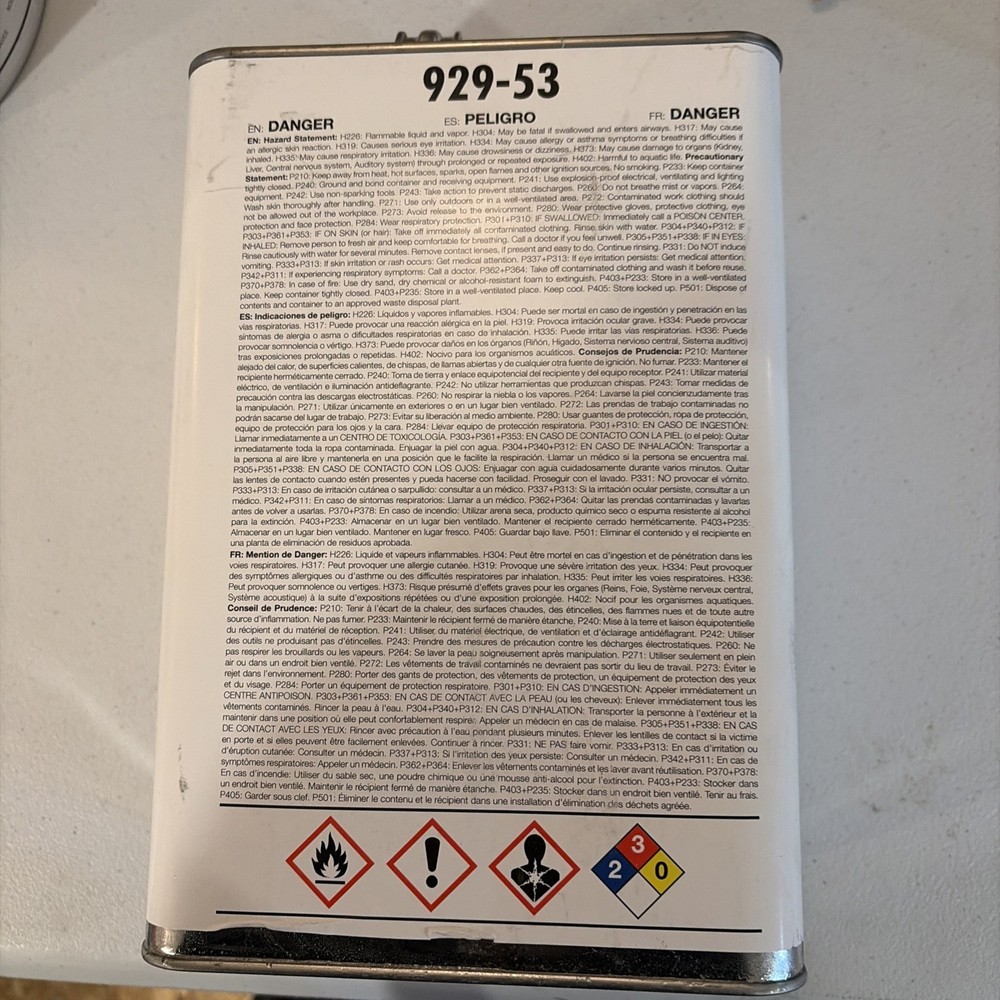 RM BASF Glasurit 929-53 HS Undercoat Hardener Normal 3.5L