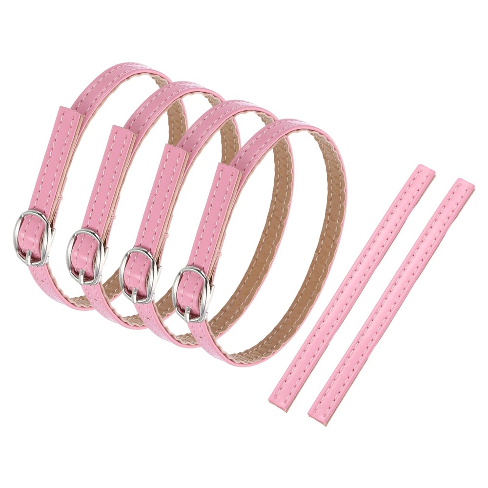 2 Pair Replacement Ankle Strap for Heels Shoe Bands, Nude Pink