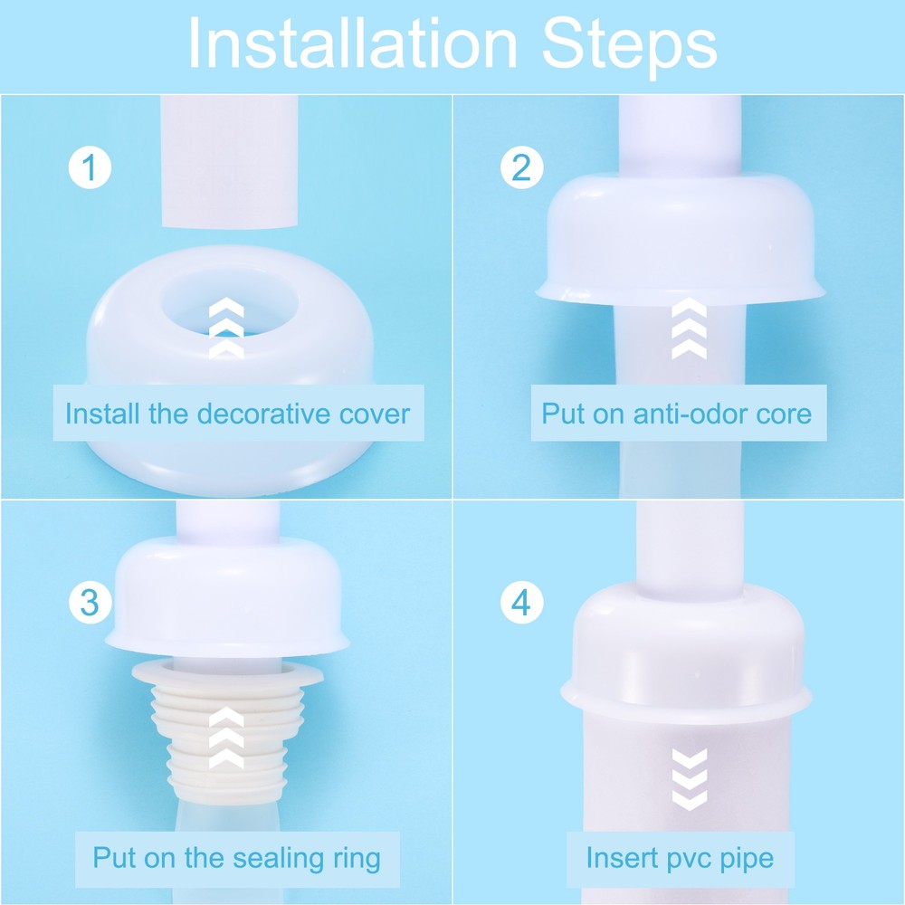 Shower Floor Drain Backflow Preventer One Way Valve Sewer Core Green