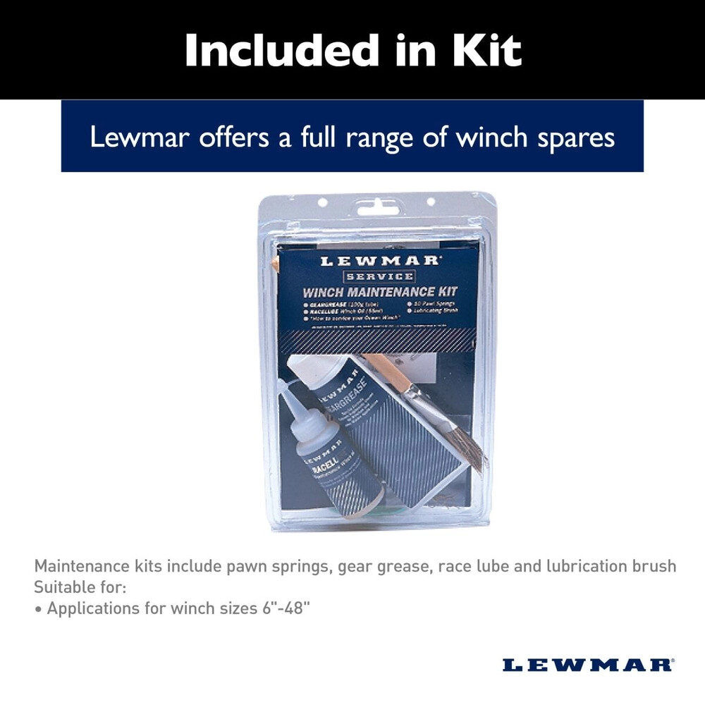 Lewmar Winch Maintenance Kit, #19701500