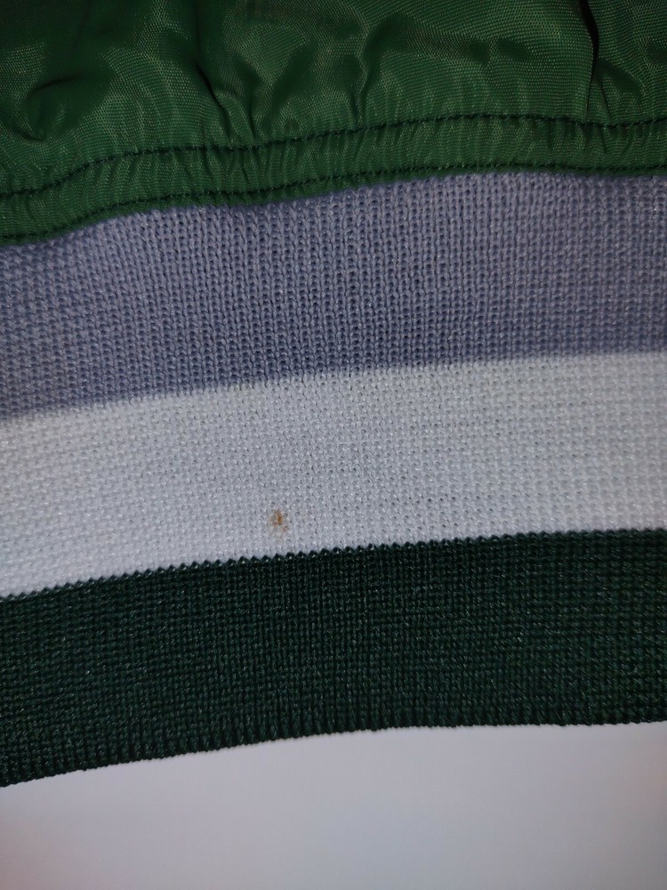 Vintage AIS Baseball Windbreaker Jacket Mens Medium Green Pullover Blazer