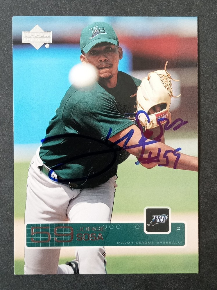 2003 Upper Deck SIGNED: Jorge Sosa, TAMPA BAY #295