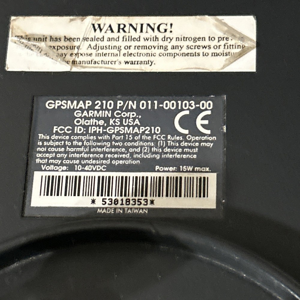 GARMIN GPSMAP 210 Chartplotter Marine GPS Navigator /IPH-GPSMAP210 & OFFSHORE