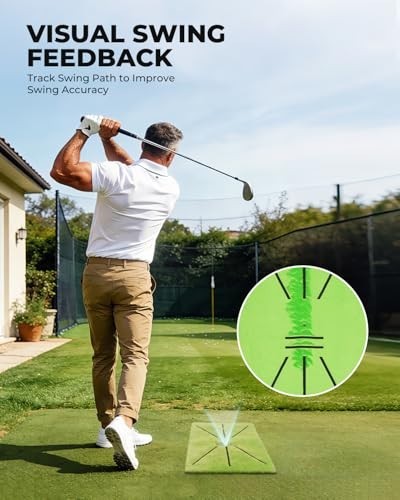 Complete Golf Accessories Set - Grip Trainer, Swing Aid, Hitting Mat & Ball Mark