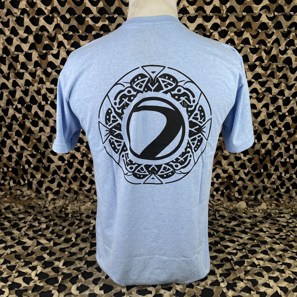 NEW Dye Etched T-Shirt - Sky - Large