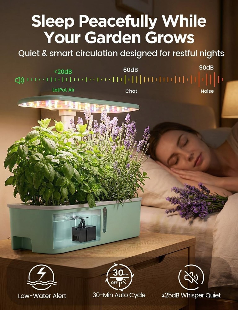 LPH-Air Hydroponics Growing System Kits, APP & WiFi Controlled Smart Indoor G...
