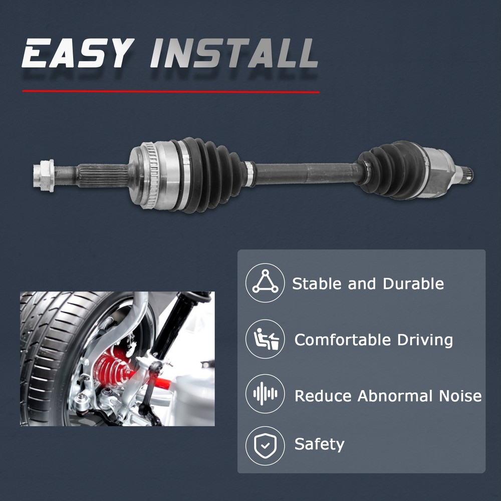 Front Left CV Axle for Toyota Camry 2012 - 2017 Assembly with Automatic Trans.