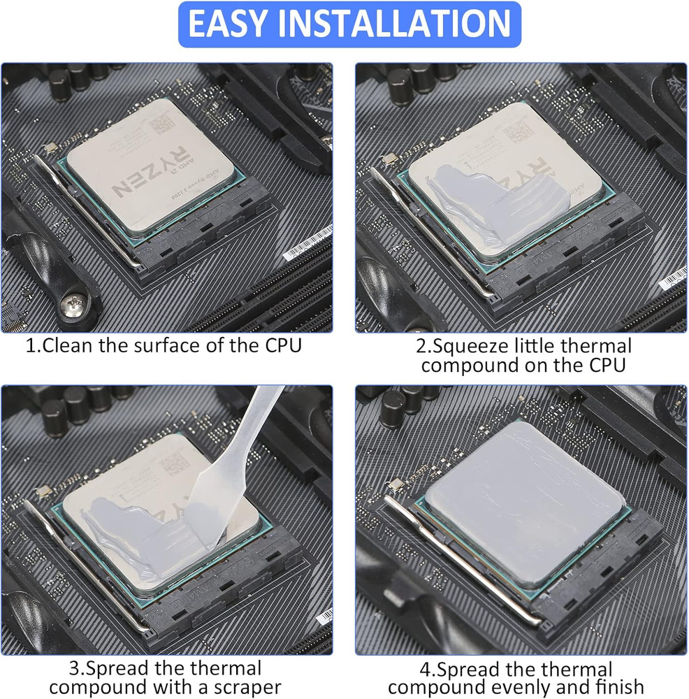 12.5W/M·K 5G High-Conductivity Thermal Paste - CPU/GPU/PS5 Cooling Compound for