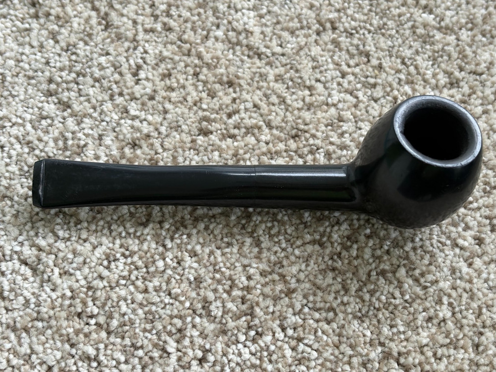 "THE PIPE" Apple 1960’s Black Space Age Materials Hard Nylon Stem