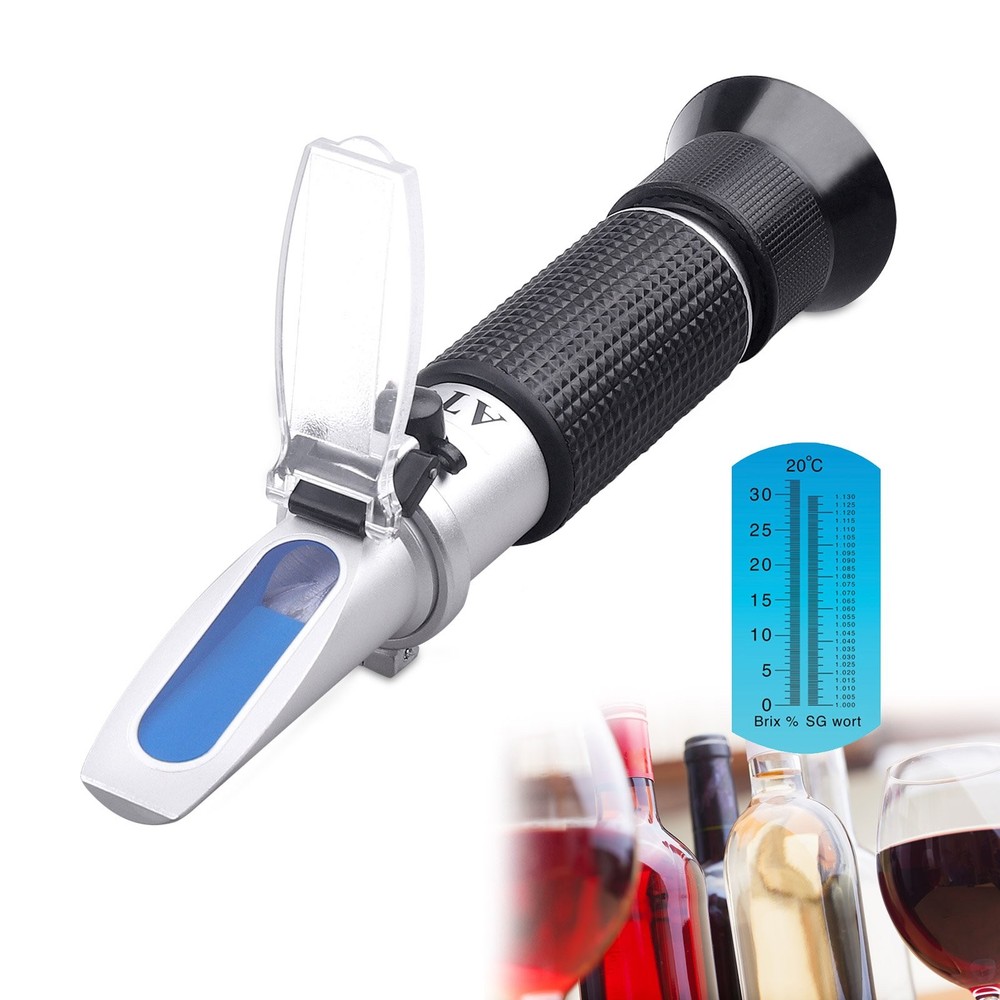 Brix Refractometer with ATC - Tiaoyeer Digital Handheld brix