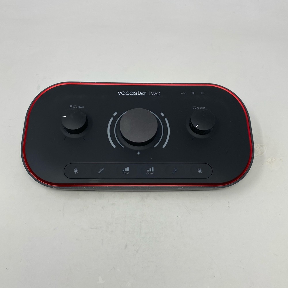 Focusrite Vocaster Two 2-Channel USB-C Podcast Interface - Black