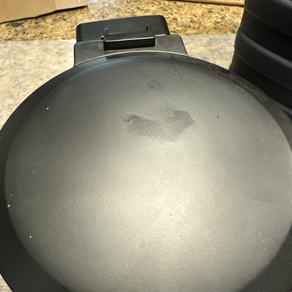 🧇 CRUX Double Rotating Waffle Maker Model GH-6200 Nonstick BLACK
