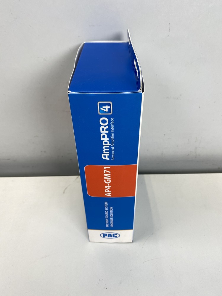 PAC Audio AmpPRO 4 Amplifier Integration Interface Select Chevy+GMC 2019-2024