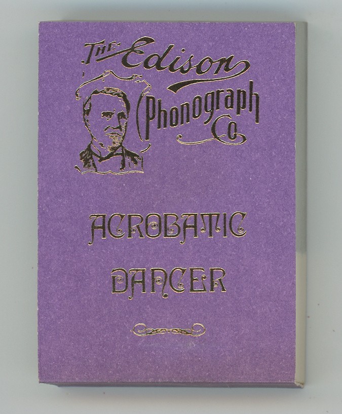 Thomas Edison Phonograph Co. / Acrobatic Dancer MOTION FLIP Book