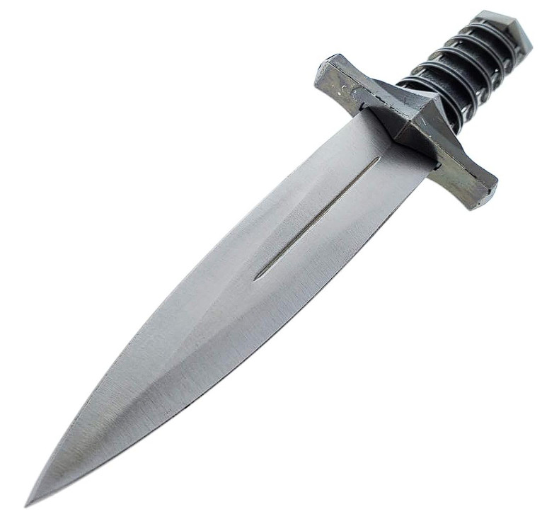 Pacific Solution Blade Dagger with Hard Plastic Scabbard 11 Inch Stainless knife