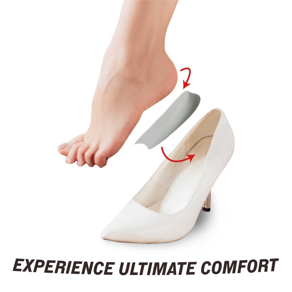 Women's Heel Spur Pad, Small, Left, Gray, Each