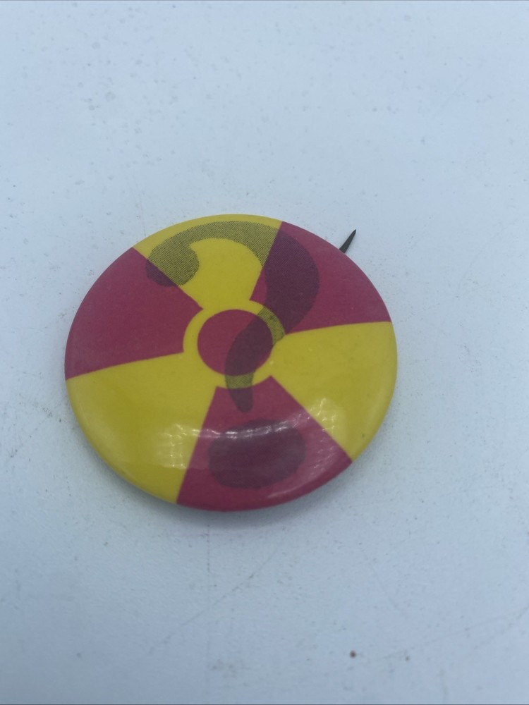VTG Anti Nuclear Environmental Ecology protest button Pin 2”