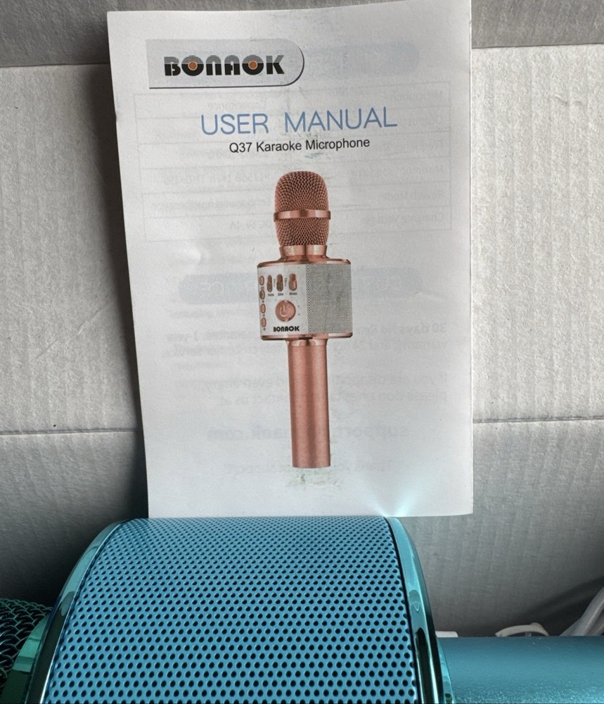Bonaok Karaoke Microphone Q37 (Blue)