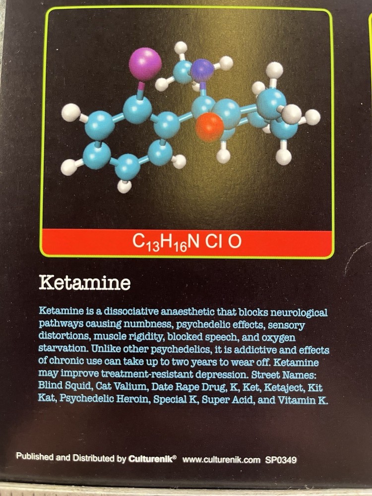 Mind Molecules Science Chemistry Poster Drugs Molecular Chart 12x36