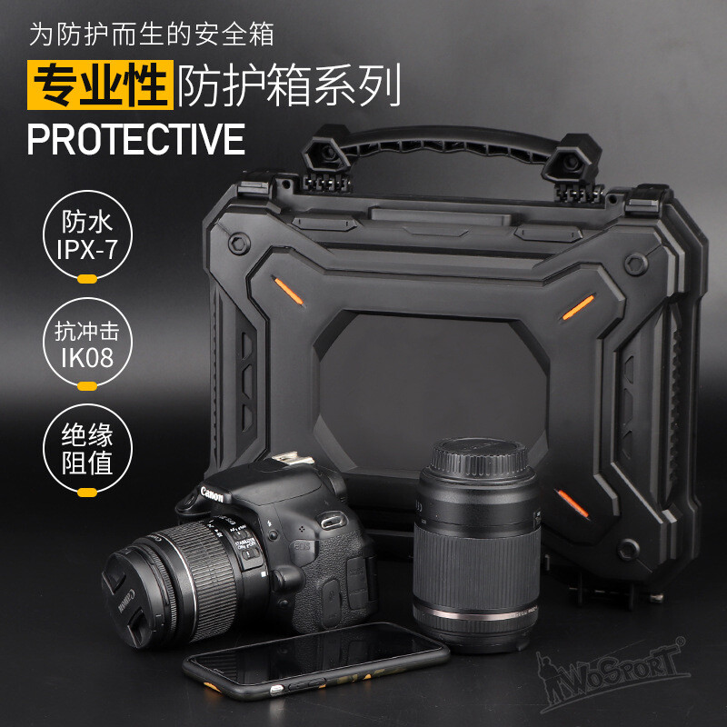 Portable Dustproof Waterproof Tactical Hard Case Tools Storage Box Carrying Case