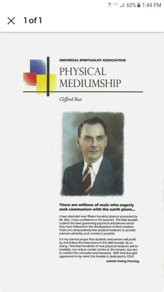Physical Mediumship Clifford Bias