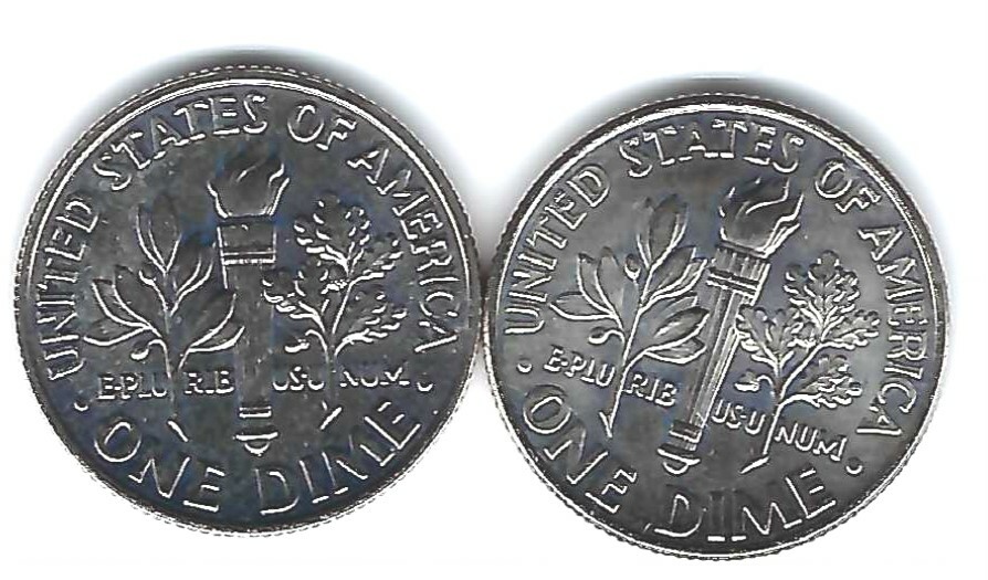 2019-P + D Uncirculated Roosevelt Dimes Both Business Types!