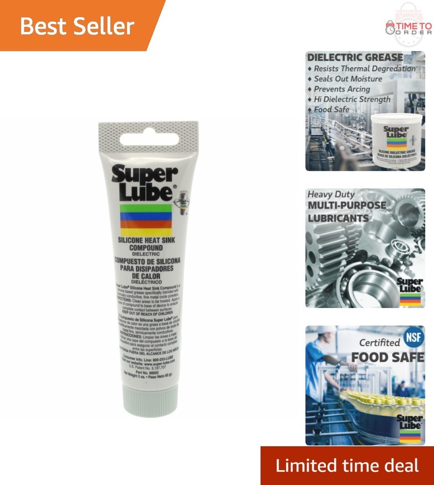 Silicone Heat Sink Compound High Conductivity 3 oz Thermal Paste for Electronics