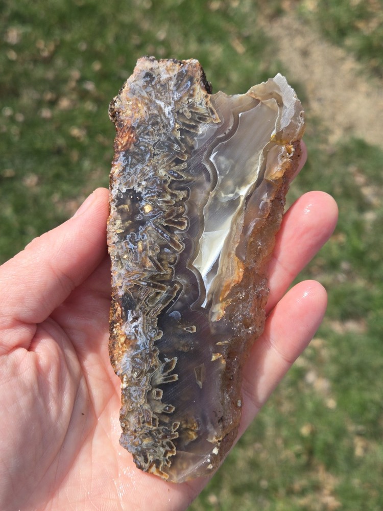 Turkish Agate Slab Slice Lapidary Unique