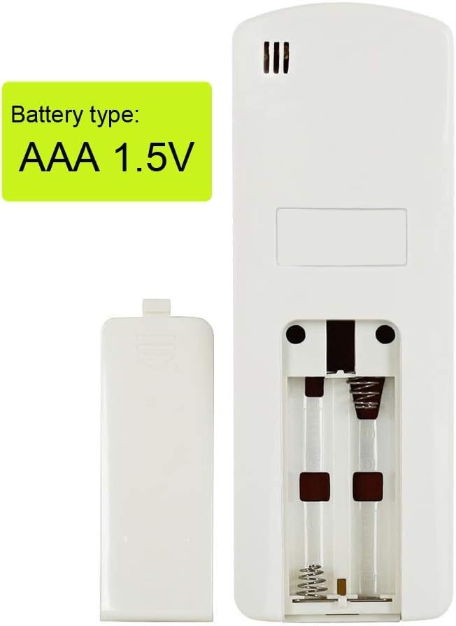 Replacement Remote Control for Greystone Electric RV Fireplace white