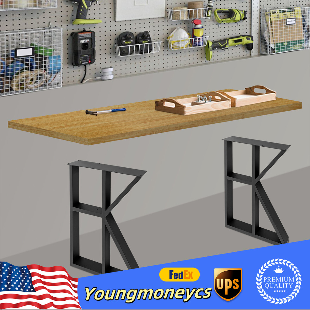 Wood Color 60x180x3.5cm Adjustable Workbenches Tabletop Rectangular Countertop